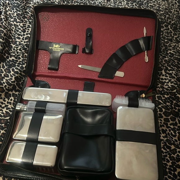 Vintage Chrome Griffon Germany Grooming Vanity Set - Picture 1 of 7